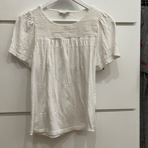 Lucky Brand White Blouse - Lightly worn